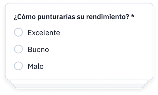 Ejemplo de pregunta que encontrarás en esta plantilla.