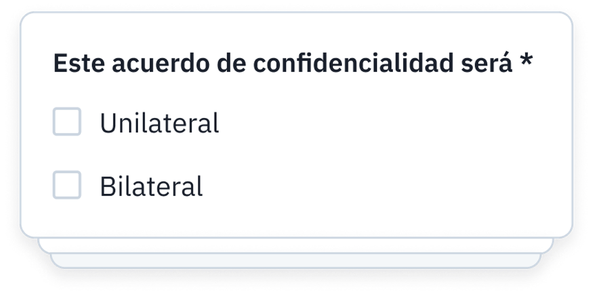 Ejemplo de pregunta que encontrarás en esta plantilla.