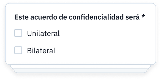 Ejemplo de pregunta que encontrarás en esta plantilla.